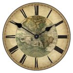 1596 World Map Clock