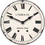 Ivory Longcase Wall Clock