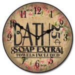 Antique Bath Clock