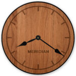 Meridian "Cherry" Wall Clock