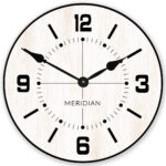 Meridian White Wall Clock
