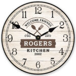 Welcome Kitchen Wall Clock