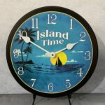 Island Beach Wall Clock