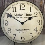Make Time To Make Memories Wall Clock