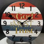 In God We Must Trust Wall Clock