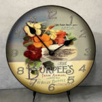 Garden Seeds Wall Clock