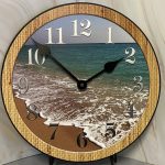 Rattan Beach Wall Clock
