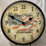 One Nation Under God Wall Clock