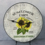 Sunflower Wall Clock