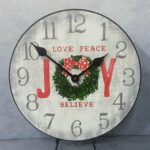 Joy Christmas Clock
