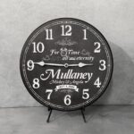 Chalkboard Wedding Or Anniversary Wall Clock