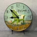 Summertime Beach Wall Clock