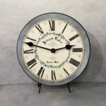 Blue Flower Wall Clock