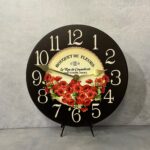 Poppies Wall Clock