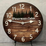 Personalized Cabin Clock