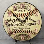 1909 Vintage Look Baseball League Wall Clock